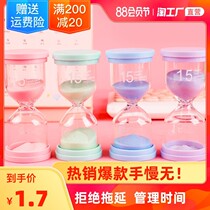 Creative desktop ornaments time hourglass timer 3 5 10 20 30 45 60 Minutes children brush teeth and eat