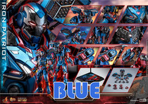 New spot HotToys HT 1 6 Iron Man War Machine Steel Patriot 2 0 MMS547