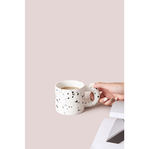 Frequent Ceramic Mark Cups Small Crowddesign Fatfat Cups Ins and cream Cream Splash home Coffee lovers Cup