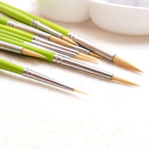 Oil painting hook-up Pen hard plus Ken nylon hair hook-up Pen soft and hard good water chalk acrylic oil painting hook brush