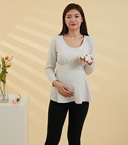 Japanese single dog home pregnant women postpartum confinement clothing pure cotton front buckle-free bra breastfeeding top pure cotton home going out