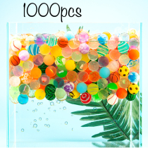 No 27 elastic ball whole piece egg twisting machine childrens toy floating fun Park luminous solid mixed bouncing ball