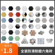  Small tiles Bathroom tiles Kitchen wall tiles Nordic tiles Hexagonal tiles Hexagonal floor tiles Art flower pieces