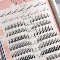 Little Devil Fake Eyelash Natural Comprehensive Disc Self-grafted Concentrated Fiber Simulation Up and Down Eyelash Mixed