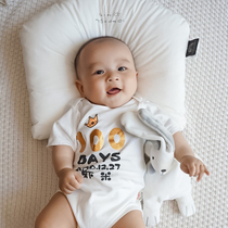 100 days baby dress Custom name Birthday Male Baby Photographed Cute 100 Summer Girl Princess Conjoined Clothes