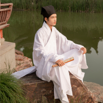 (Tianhan Sun) Road robe Hanfu pure cotton single-layer pipa sleeve Road robe Ming Han clothing