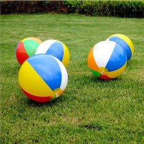 Beach ball color inflatable ball Childrens water polo six color beach toy ball 16 inches