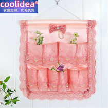 Storage bag hanging bag hanging pocket wall hanging wardrobe underwear kitchen storage artifact European style storage bag