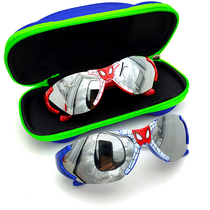 Childrens glasses Summer male and female children eyes cute fashion Spider-Man sunglasses Anti-UV sunglasses wave