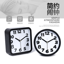Combus alarm clock silent creative student fashion crib head clock digital small clock modern simple