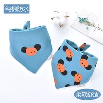 Baby Pure Cotton Saliva Towel Spring Autumn Winter Newborns Waterproof Surrounding Mouth Saliva Pocket Scarf baby triangular towels