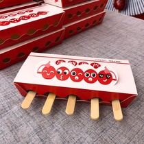 Net red mini string sugar gourd Bamboo stick special packing box Packing box bag custom made tool material props