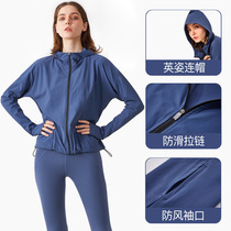 alo bach yoga spring and summer new windproof jacket zipper yoga clothes women casual loose running fitness clothes