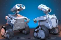 Robot Walli 3D printing model data stl character hand-made high-precision material file