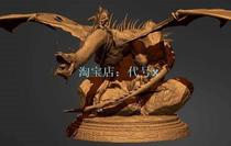 The Lord of the Rings Riding Flying Dragon 3D printing model data stl character hand-made high-precision material file
