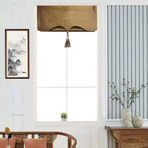 Light luxury velvet series 2021 fan cloth Roman curtain bedroom living room study small window blackout lifting curtain