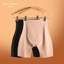 Autumn and winter warm belly pants receiving small belly strong hip artifact waist shaping silver suspension pants women