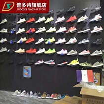 Specialty store wall shoe support display rack can be placed with tag metal shoe rack sports casual shoes shelf shoe store dedicated