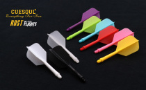 CUESOUL 3-piece AK5 series one-piece professional competition dart tail slender lanky 2BA dart bar accessories