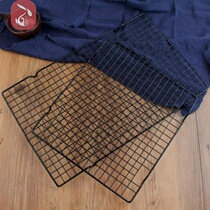 Baking drying rack Barbecue grill black coated iron rack non-stick mesh grid mesh household electric oven cake hot sale