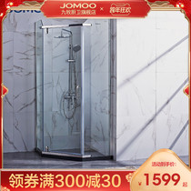 Jiumu overall shower room Integrated Household tempered glass bathroom partition Diamond Shower room M784