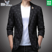 Newspaper Bird Mens solid color single West size suit discount casual suit jacket mens spring and autumn Korean trend coat