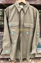 Brand new Big World War II US Army Edition Original Army Air Force Winter Olive Olive Pure Woolen Soldier Uniform Shirt