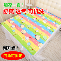 Summer thin section One body pure cotton canvas Urine Mat Oversized Baby Boy Waterproof Washable Breathable Adult Care Mattress
