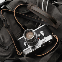 MrStone Retro battlefield old leather camera shoulder strap Shoulder support oblique across camera strap Leica Fuji micro single