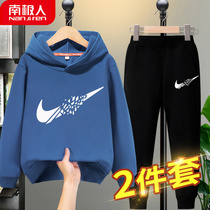 Boy suit Spring 2022 new childrens sweatshirt CUHK Scout boys Sports Shuai Gas Fried Street Spring Clothing