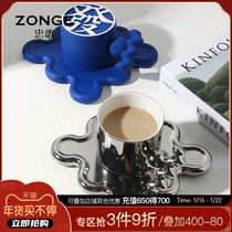 Modern light luxury ceramic mug home afternoon tea coffee cup set hair word housewarming new home gift high-grade