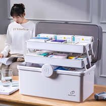 Medicine Box Home Dress Home Large Capacity Large Size Drug Containing Box Cute Children Baby Small Medical Emergency Kit