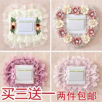 Switch sleeve Sub-switch Patch Cloth Art Lace Switch Protective Sleeve Switch Plate Decoration Plugboard Sleeve Switch Patch