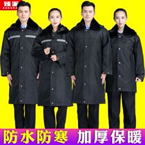 Military fans cotton coat thickened men's and women's long cold storage labor protection Anton North green coat wash cold work clothes cotton-padded jacket