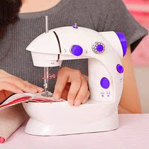 Home Electric sewing machine Small handheld Mini with lamp fully automatic multifunction eat thick table dressmaker