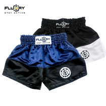 FLUORY Fire Base Muay Thai Shorts Fighting Pants Head Fighting Sanda Pants Boxing Sanda Training Fighting Boxing Pants