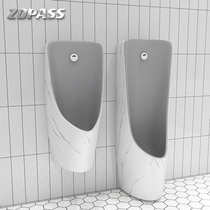 Household adult urinal ceramic color urinal toilet wall type automatic induction deodorant urinal