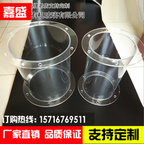 High transparent acrylic tube plexiglass tube arbitrary cutting flange processing customized color special-shaped tube round tube