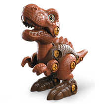 Electric drill Childrens hands-on disassembly dinosaur screw nut puzzle group assembly brain power toy removable boy