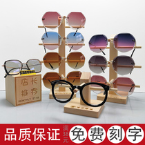 Solid Wood glasses display rack sun glasses display Props sunglasses shelf eyes counter display props shelf
