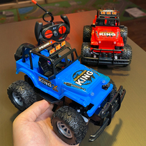 Remote control car charging wireless racing off-road high-speed Jeep electric 3-year-old 4 Children boy toy car