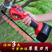 Jiahang electric pruning shears charging portable garden rough shears knife flying garden art garden forest fruit tree scissors