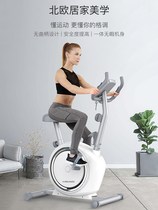 Spinning bike Household small folding gym special silent sports equipment girls thin leg bicycle