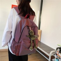 Schoolbag retro Hong Kong style ins tide cool niche Japanese and Korean female college students Japanese design sense large capacity male class