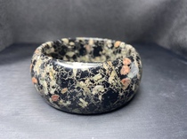 Natural Luoyang plum blossom jade boutique bracelet antique luxury expensive air magnetic therapy jade bracelet