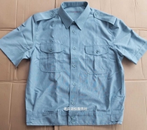 Stock 99 short sleeve shirt Vintage light blue striped shirt Empty summer shirt Mens work shirt quick-drying