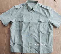 Stock 99 Short Sleeve Shirt Old Army Green Striped Shirt Lu Xia Shirt Shirt Men Work Shirt Quick Dry
