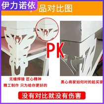  Workbench special price Nail modern table set Single white nail type simple table Double table and chair economy
