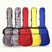 Thickened guitar bag 36 inch 38 39 40 inch 41 inch guitar double backpack folk portable guitar bag guitar bag