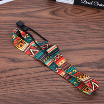 Shixiang guitar national style strap 23 inch strap Ukulele Ridge cotton UK strap him strap